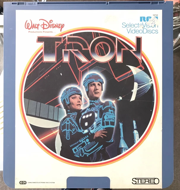 Walt Disney TRON CED SelectaVision RCA VideoDiscs 1982 SCI FI Classic Vintage
