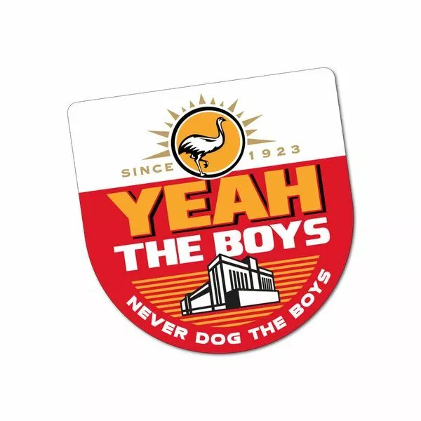 Yeah The Boys Emu Sticker / Decal - YTB Beer Mancave VB Straya Bogan Export Ute