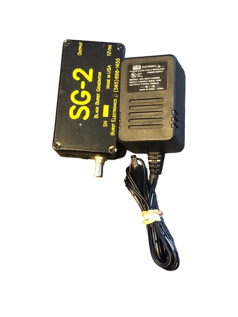 Burst Electronics SG-2 NTSC Composite Black Burst Generator w/ Power Supply