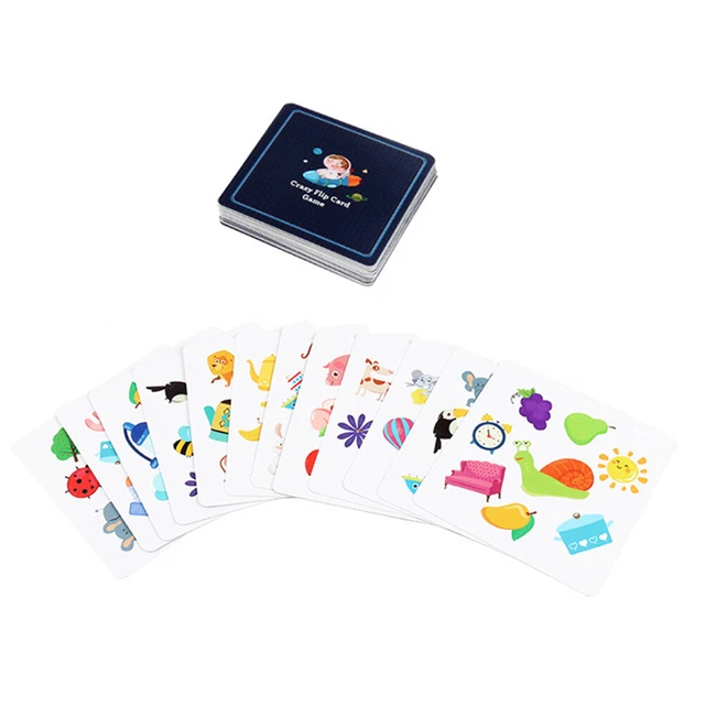 Educational Memory Matching Card Cognition Puzzle Desk Board (without Bell)