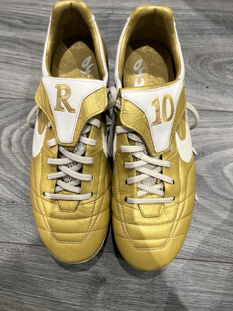 NIKE TIEMPO RONALDINHO 10 Football Boots trainers shoes Q10 Part leather 11 RARE 50.00 PicClick UK