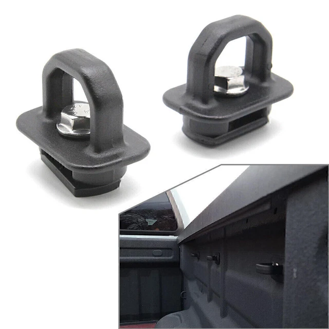 2 pz ganci ancoraggi legatura in alluminio nero per pickup Chevy Silverado GZ