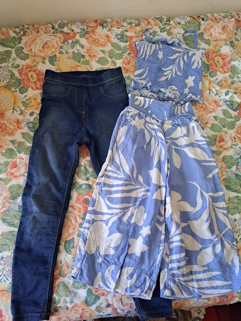 Girls Bundle Jeans Outfit Summer Age 6-7 Years