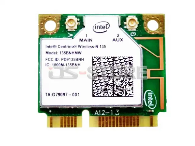 Intel Centrino Wireless-N 135 135BNHMW Bluetooth WLAN WiFi Card Half Mini PCIe