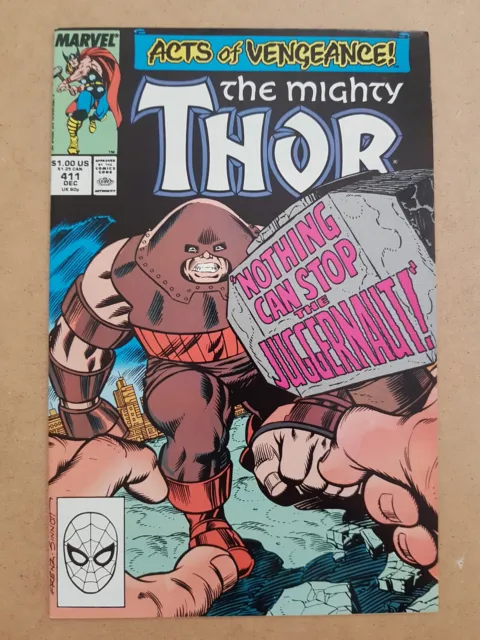 Mighty Thor (Vol. 1) #411 (Acts of Vengeance!) - MARVEL - Dec 1989 - FINE- 5.5
