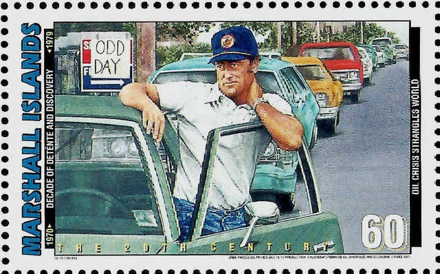 Ölembargo-Krise 1973 Marke Marshallinseln Postfrisch 1973 Oil Embargo Crisis