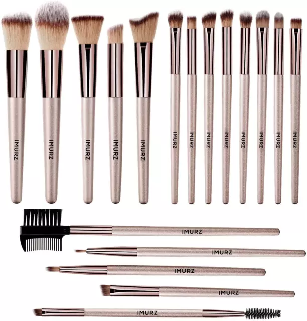 Make up Brushes Set,18 Pcs Professional Makeup Brushes Sets Foundation Brush Ble