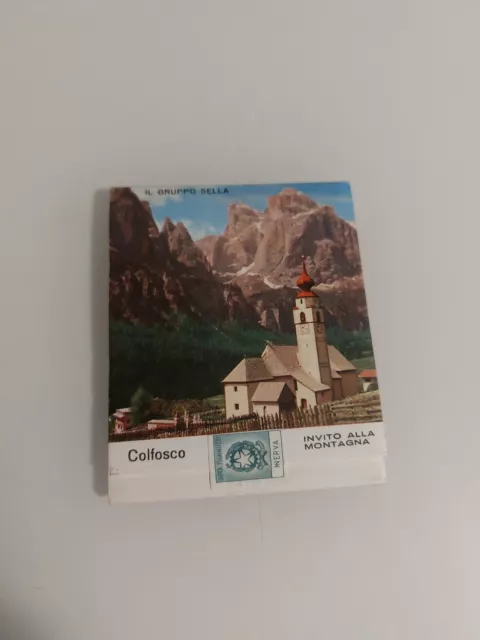 Colfosco Il Gruppo Sella Veduta Scatola Fiammiferi collezione  Cime Dolomitiche