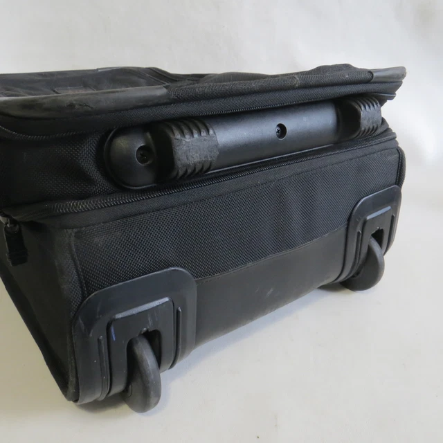 Black Tumi Alpha Expandable Wheeled Rolling Suitcase 11