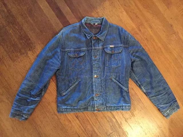 Veste en jean top wrangler vintage