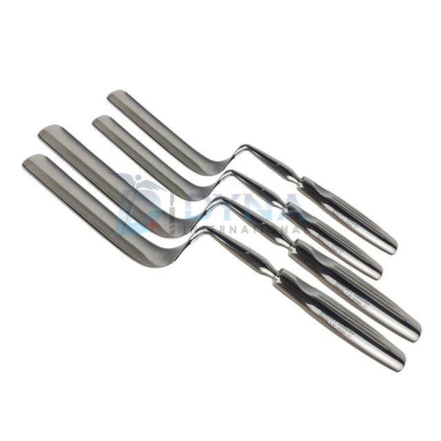 V. MUELLER BREISKY-NAVRATIL Lot de 4 spéculums vaginaux Instruments...