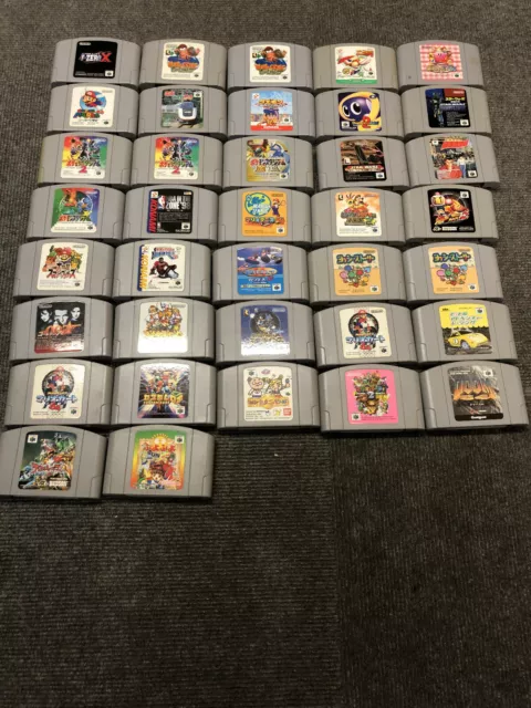 Nintendo 64 Japanese NTSCJ Multilisting *Cartridges only* Fully tested & working