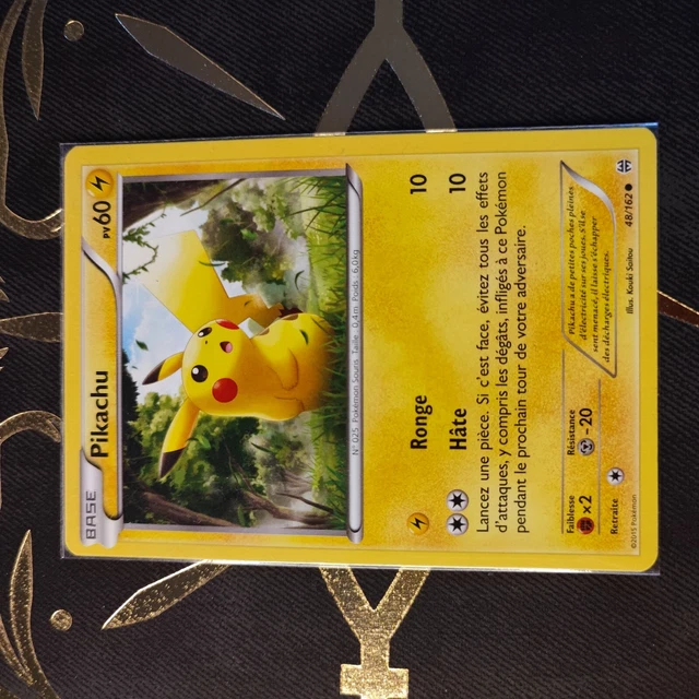 Pikachu  XY08: Turbo Pulse  48/162  French Pokmon Card (Used, Original)