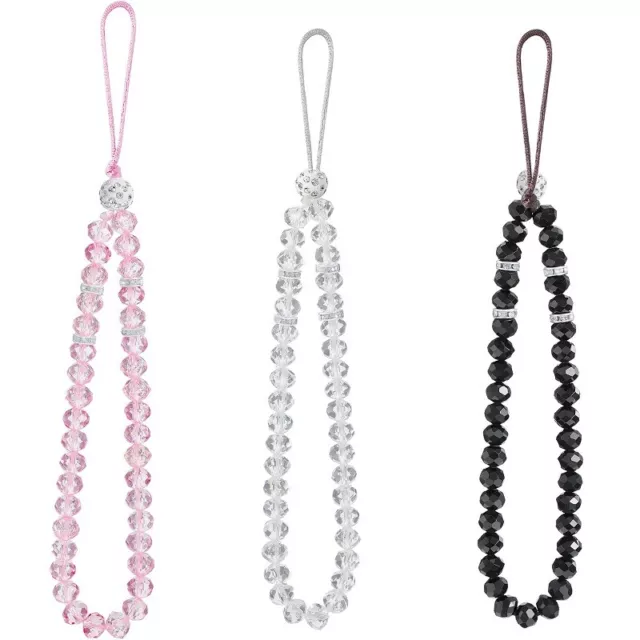 Beaded Wrist Lanyard Mobile Phone Lanyard Phone Chain Mobile Phone Strap