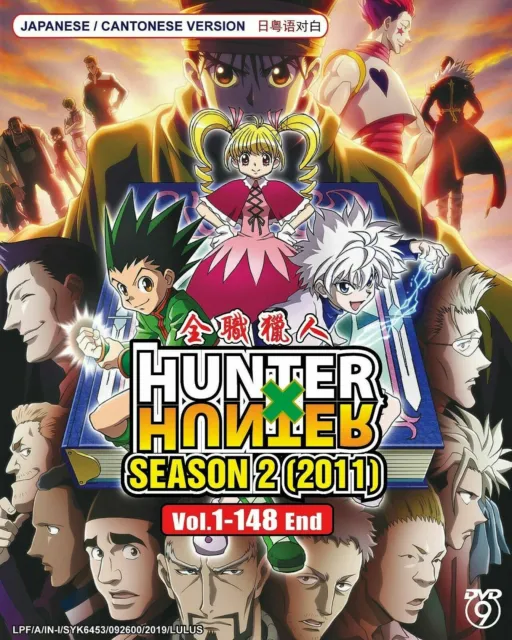 Hunter x Hunter 1999 Complete 92 Episodes + OVA & 2 Movies DVD