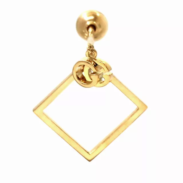 GUCCI Earring Pierced 18K Yellow Gold 750 One Piece only 90194795 GUCCI Earring Pierced 18K Yellow Gold 750 One Piece only 90194795