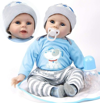 NPK Real Life Babys 22  Morbido Silicone Vinile Dolls 55cm Giocattolo Neonato Nascente del Giocattolo del Bambino Reborn Baby Doll 