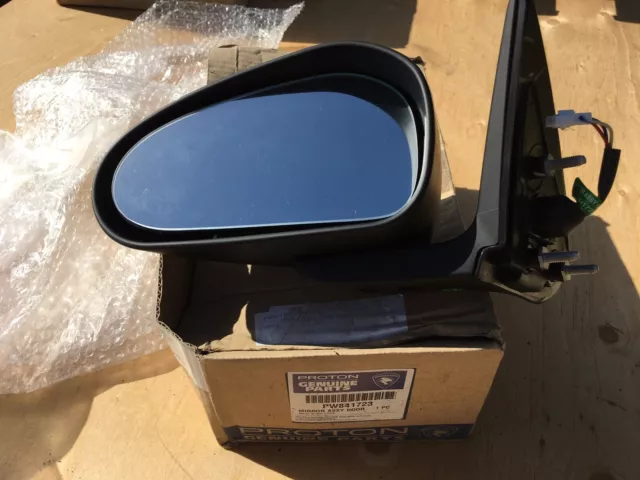 Genuine New OEM Proton Gen2 Gen 2 Door Wing Mirror Left Black Passengers