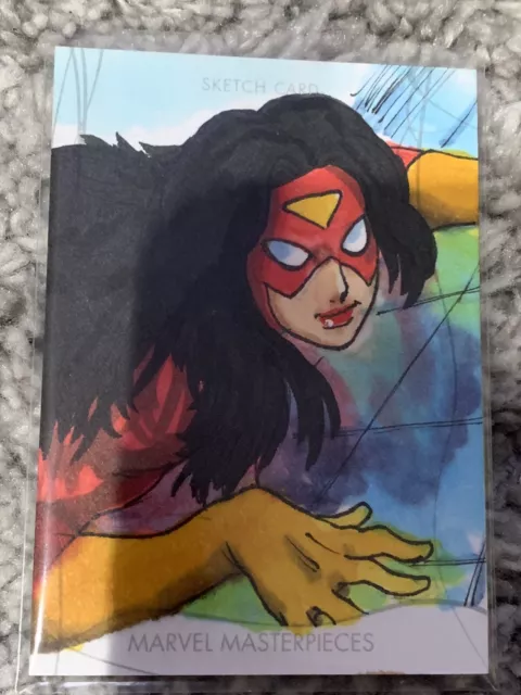 Marvel Masterpieces 2020 Artist Sketch Spider Woman 1/1 by Chris Botterill