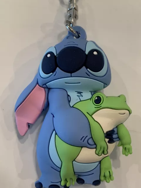 Loungefly Disney Lilo & Stitch Frog Figural Key Chain