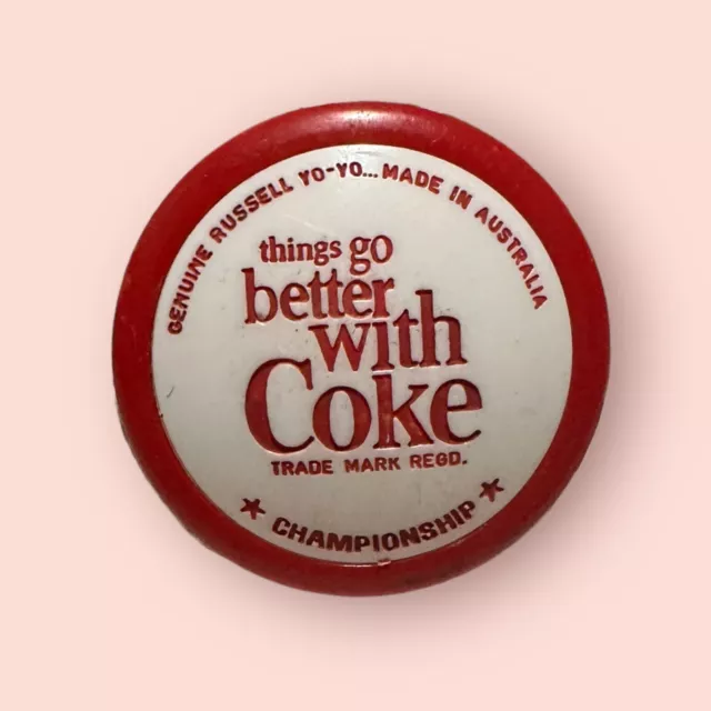 Rare Vintage 1967 Russell Coke Coca Cola Championship Yo Yo Made in Australia