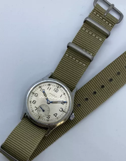 MOERIS, VINTAGE BRITISH Military Watch 1940s Rare Find ATP 6273 £288.50 ...