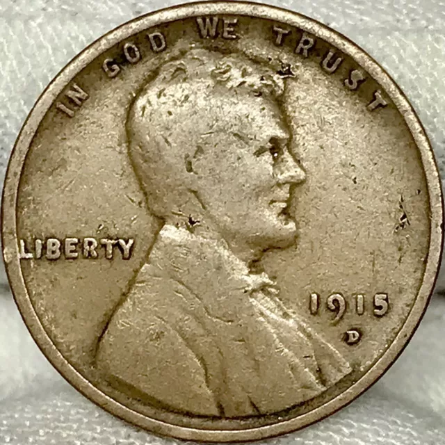 1915-D 1C Lincoln Wheat Cent / Penny ||| Problem Free, Great Looking Coin!