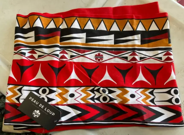 Peau De Loup Infinity Scarf Soccer Canada Women's World Cup 2015 Collection NWT