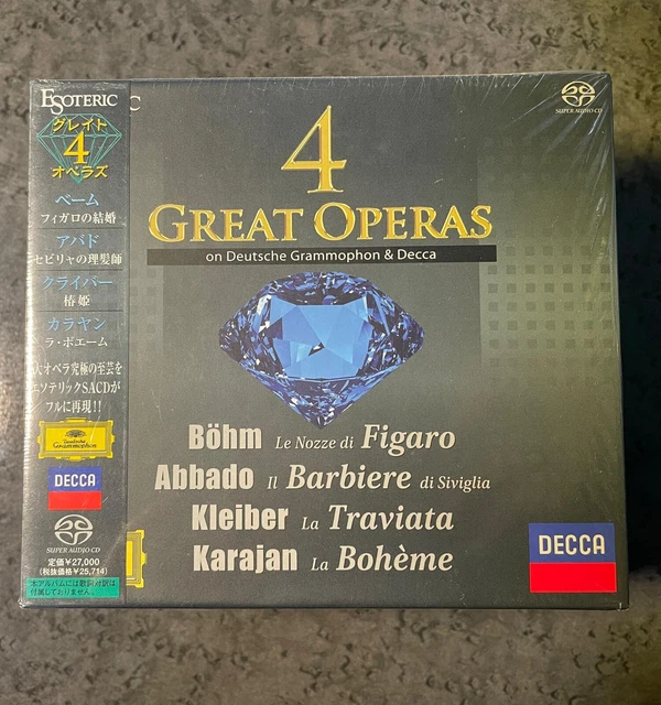 ESOTERIC SACD / CD Hybrid 4 GREAT OPERAS 9CD BOX Box set from