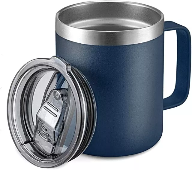 Stainless Steel Coffee Mug With Handle Double Wall Vacuum Travel Mug Tumbler Cup