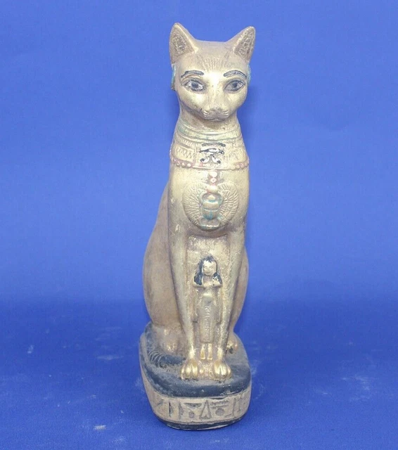 Figura única del gato egipcio faraónico Bastet Bastet Bastet