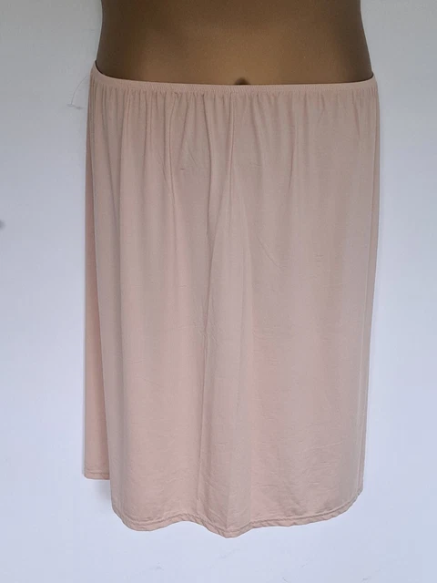 Sottogonna donna mezza slip nuda lunghezza 23 pollici taglia 10 split sul retro