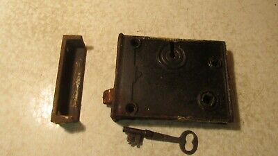 Antique RH Co. Cast Iron Rim Lock Parts No. 2 2