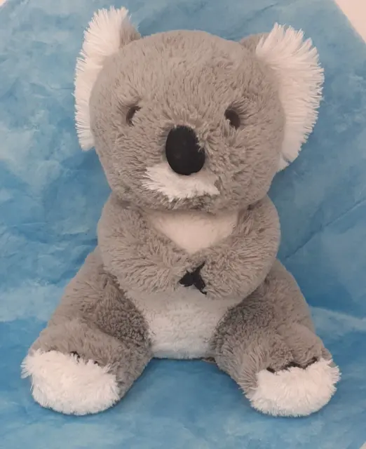 Aussie Born KOALA Plush Toy Gray & White 12"