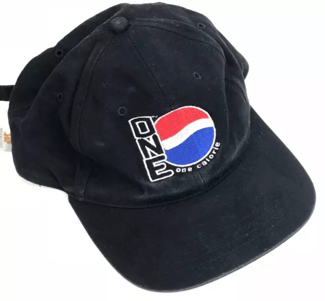 VTG 90S PEPSI One Hat Baseball Cap Embroidered Logo Patch Soda ...