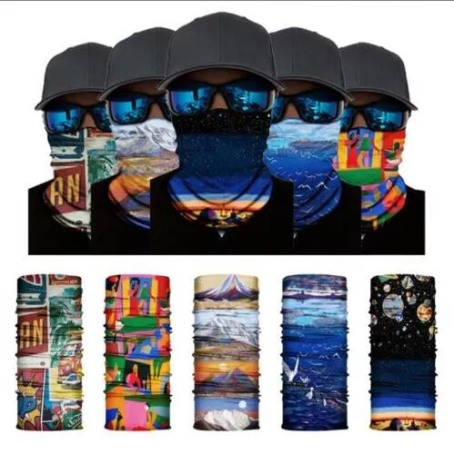 Bandana Face Mask Neck Protective Scarf Cycling Fishing Outdoor Sports Headwear