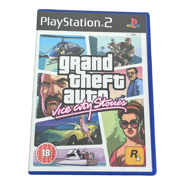 Grand Theft Auto Vice City Stories PS2 PlayStation 2 PAL Game Complete + Map GTA