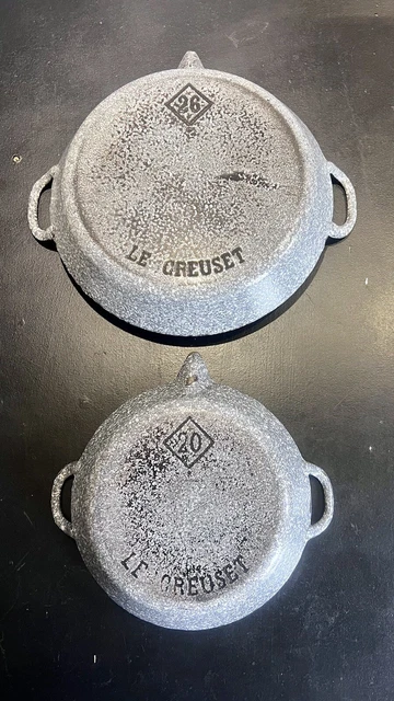 Le Creuset - Lot de 2 poêles N°16 et 23 et un poêlon N°14 - Catawiki Le Creuset - Lot de 2 poêles N°16 et 23 et un poêlon N°14 - Catawiki