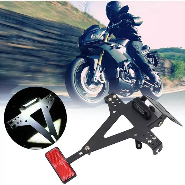 Kennzeichenhalter Motorrad 180 x 200 mm Mit Rückstrahler Reflektor