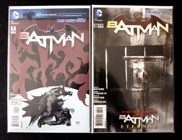Batman #7 & 28  Ist Harper Row And Bluebird  New 52  Dc  2012 Snyder/Capullo