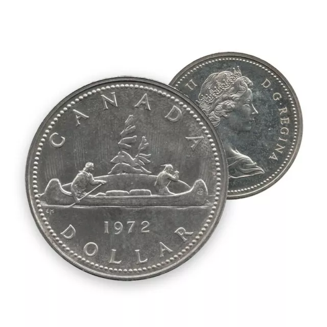 Canada 1972 $1 Voyageur Dollar Coin