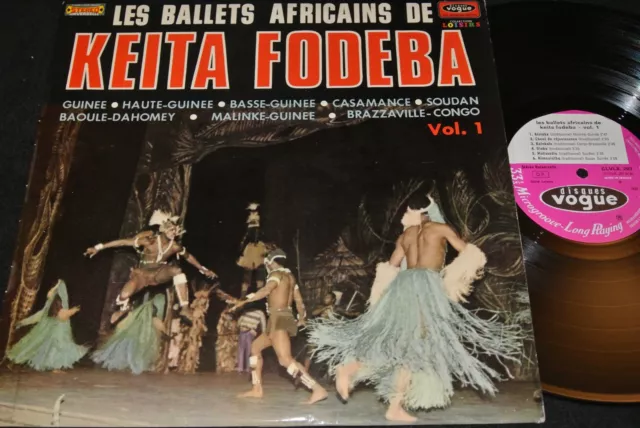 KEITA FODEBA Les Ballets Africains De Fodeba Vol.1 / French LP 1969 VOGUE 297