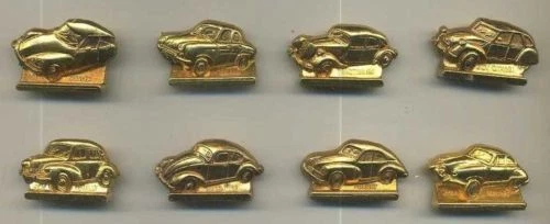 1996 Success The Cars Of Years 1960 Charm Metal Golden Gold 2D