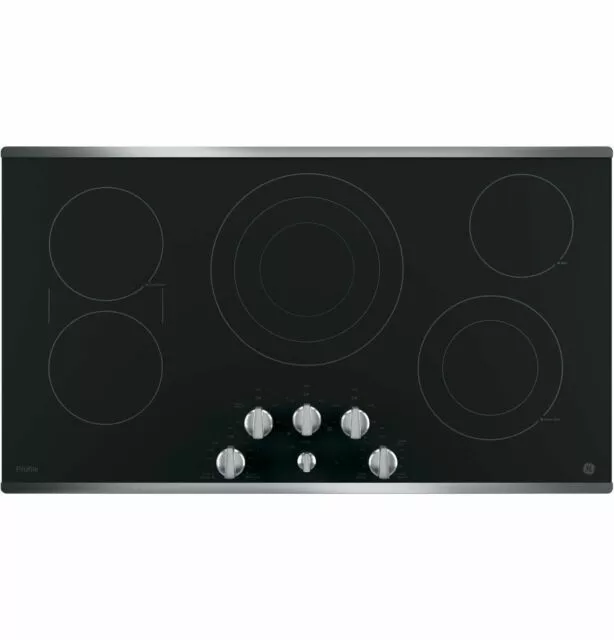 GE Profile Series PP7036SJSS 36" Built-In Electric Cooktop