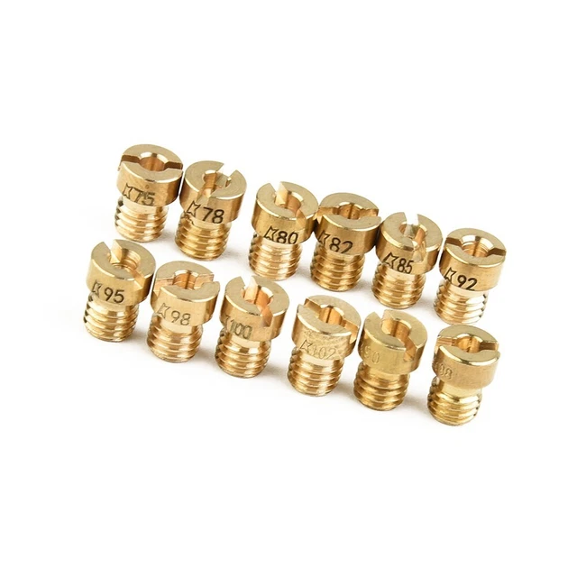 Aumenta le prestazioni della tua moto kit ugelli principali carburatore 12 pezzi per