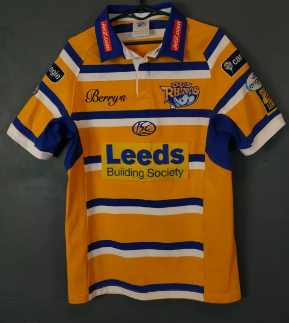 Men's Isc Rugby League Leeds Rhinos 2010/2011 Away Shirt Jersey Maillot Size S