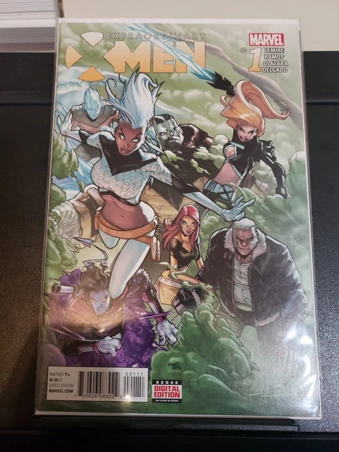 Extraordinary X-Men 1-2 Jeff Lemire Marvel Comics 2016 2