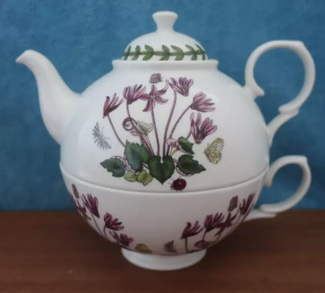 PORTMEIRION England BOTANIC GARDEN Tea for One TEA POT & CUP set