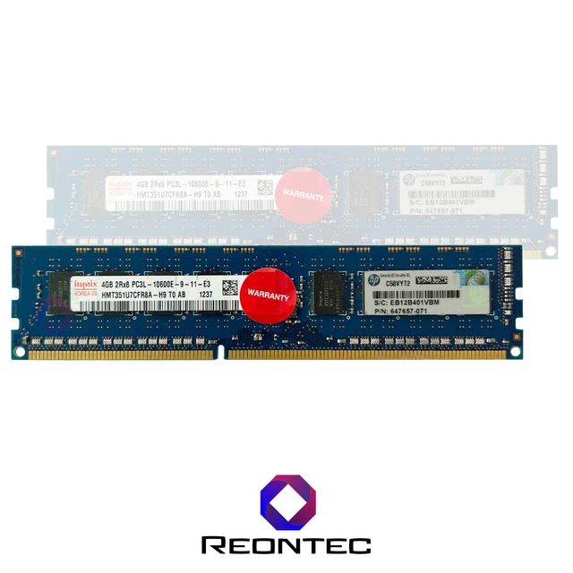 Barrette Mémoire RAM SK Hynix 8 Go DDR3 1600 MHz CL11 - Pour PC De Bureau, Ouverte Jamais Utilisée