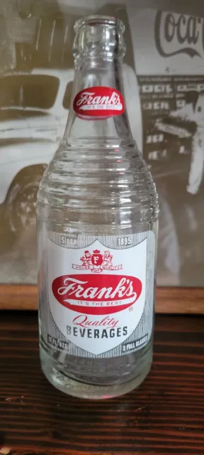 Frank's 12 Oz Squat Acl Soda Bottle Philadelphia, Pa.